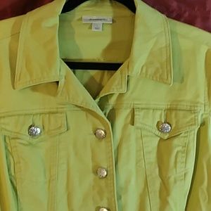 Dress Barn Jackets & Coats - Limegreen jacket, large. Dress barn. Dress Barn Jackets & Coats - Limegreen jacket, large. Dress barn.